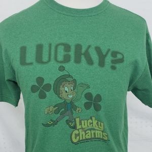 Lucky Charms Graphic Tee Short Sleeve Green